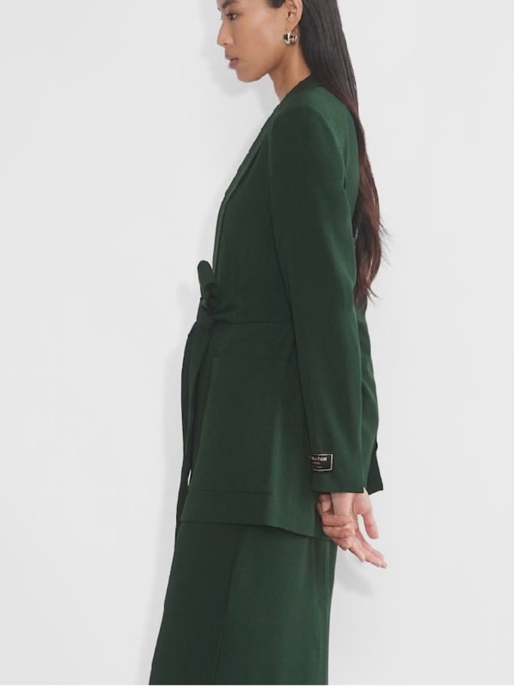 ARITZIA BABATON Executive Blazer - green - Picture 3 of 14